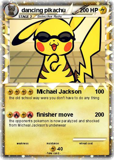 Pokemon dancing pikachu