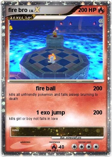 Pokemon fire bro