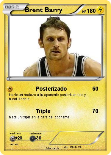 Pokemon Brent Barry