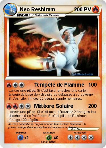 Pokemon Neo Reshiram