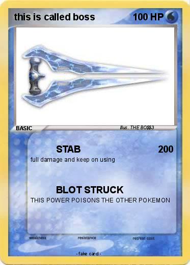Pokemon this is called boss