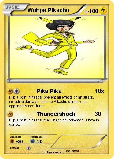 Pokemon Wohpa Pikachu