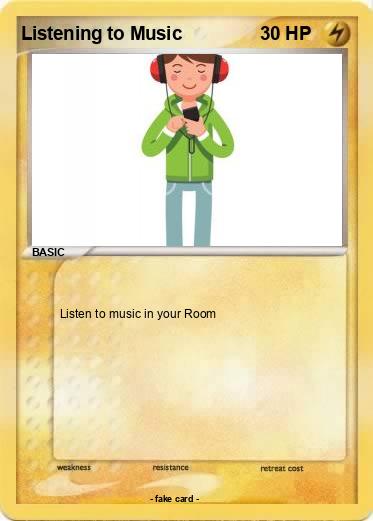 Pokemon Listening to Music