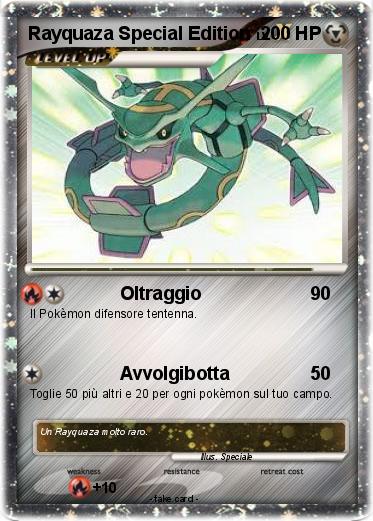 Pokemon Rayquaza Special Edition