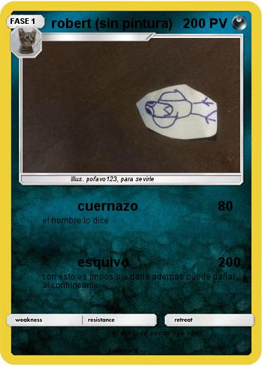 Pokemon robert (sin pintura)
