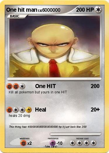 Pokemon One hit man