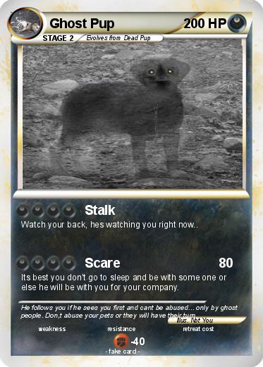 Pokemon Ghost Pup