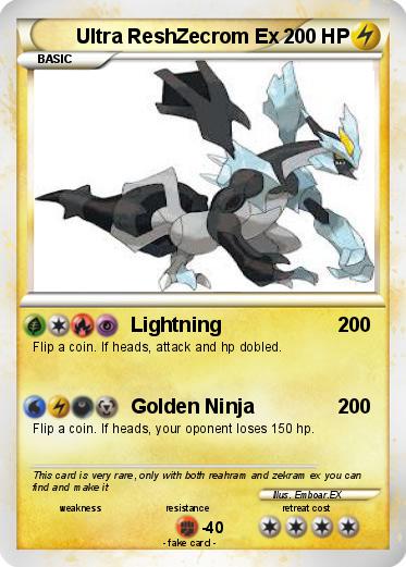 Pokemon Ultra ReshZecrom Ex