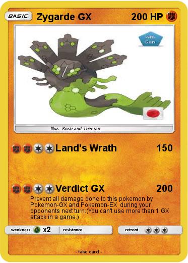 Pokemon Zygarde GX