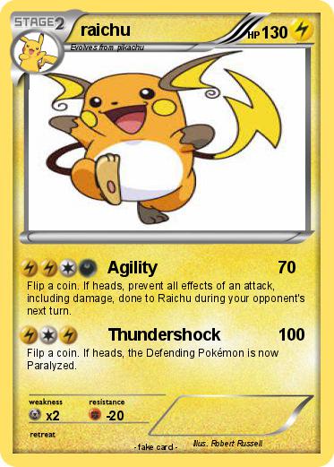 Pokemon raichu