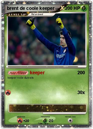 Pokemon brent de coole keeper