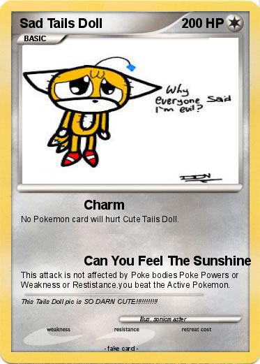 Pokemon Sad Tails Doll