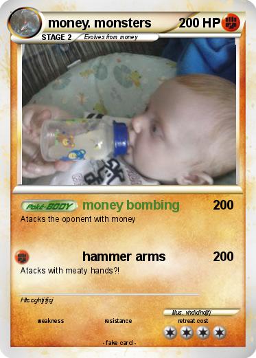 Pokemon money. monsters