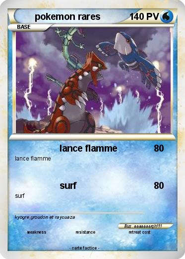 Pokemon pokemon rares