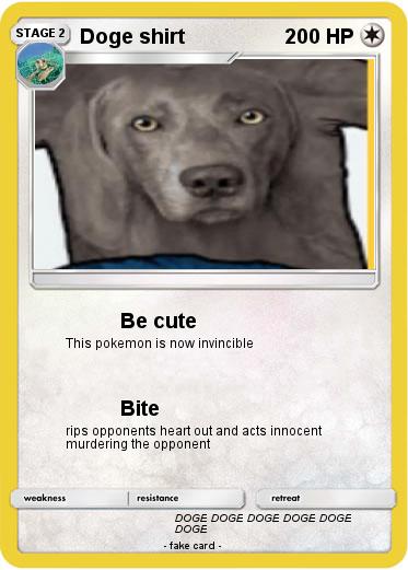 Pokemon Doge shirt
