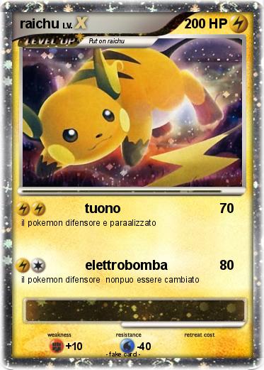Pokemon raichu