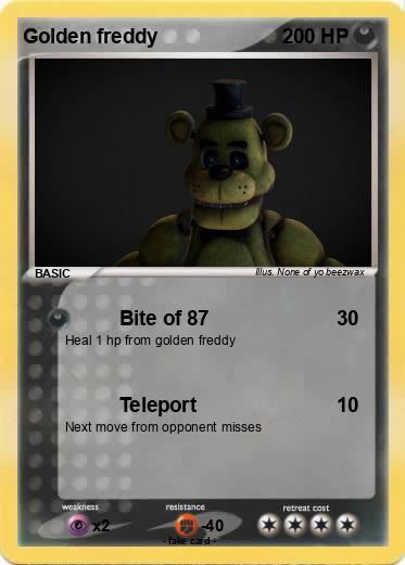 Pokemon Golden freddy