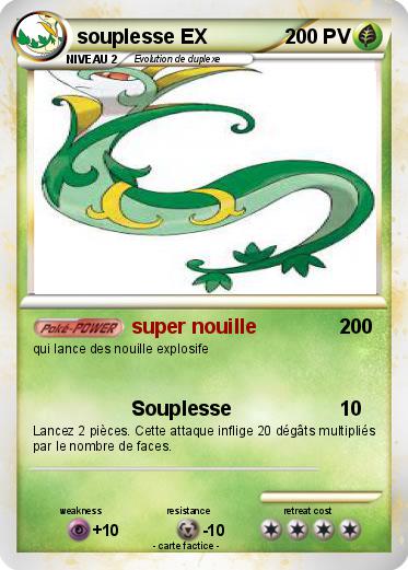 Pokemon souplesse EX