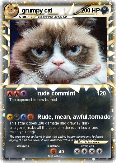 Pokemon grumpy cat