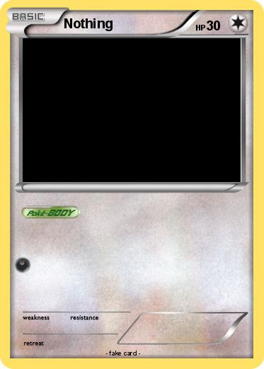 Pokemon Nothing