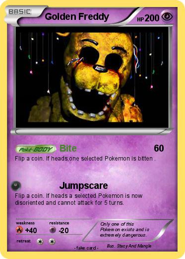 Pokemon Golden Freddy