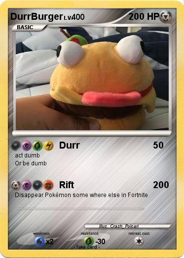 Pokemon DurrBurger