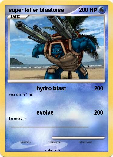 Pokemon super killer blastoise