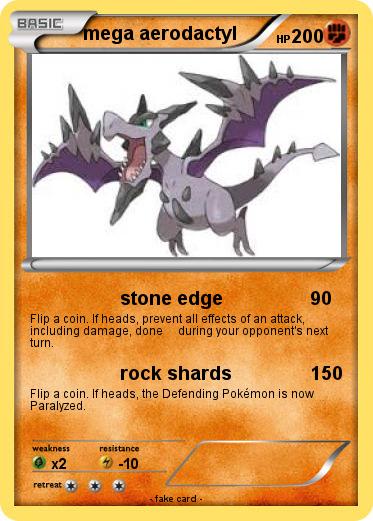 Pokemon mega aerodactyl