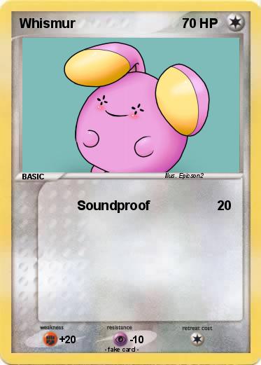 Pokemon Whismur