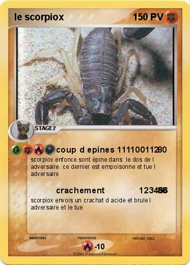 Pokemon le scorpiox