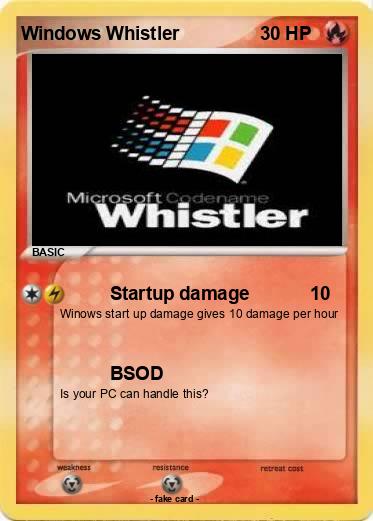 Pokemon Windows Whistler