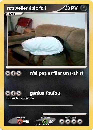 Pokemon rottweiler épic fail