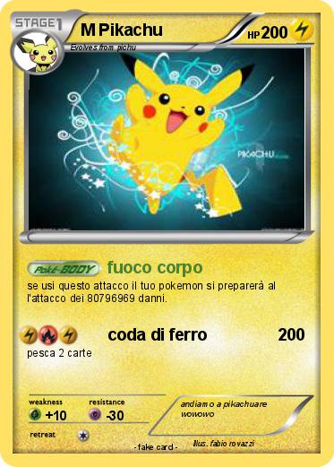 Pokemon M Pikachu