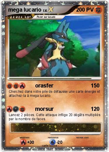Pokemon mega lucario