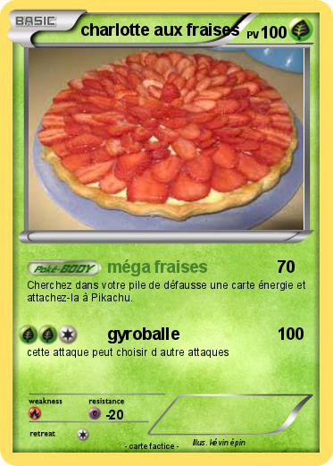 Pokemon charlotte aux fraises