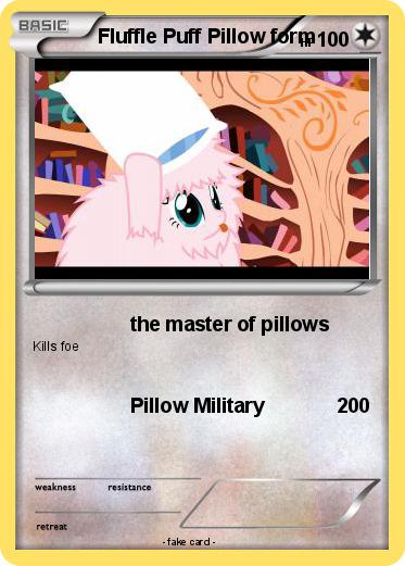 Pokemon Fluffle Puff Pillow form