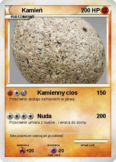 Pokemon Kamień