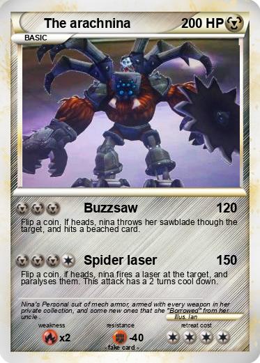 Pokemon The arachnina