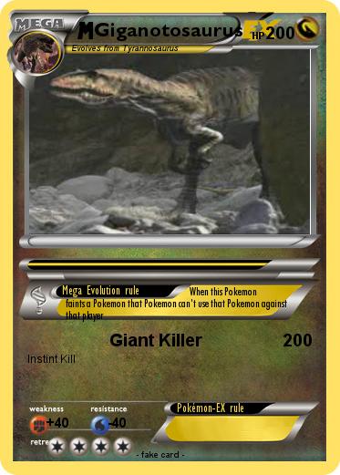Pokemon Giganotosaurus