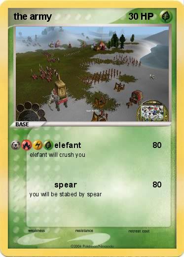 Pokemon the army