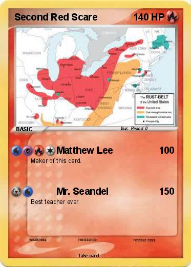 Pokemon Second Red Scare