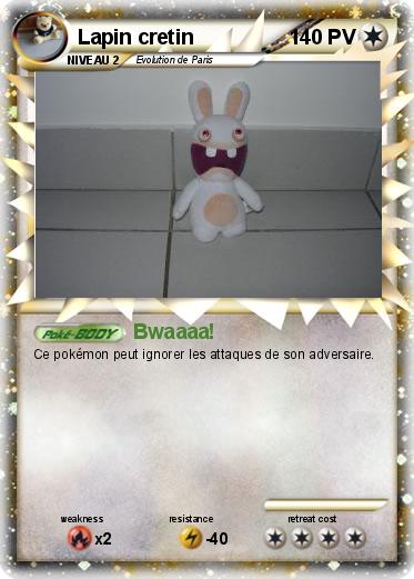Pokemon Lapin cretin