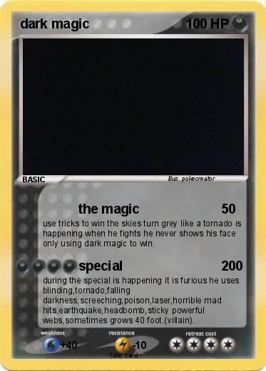 Pokemon dark magic
