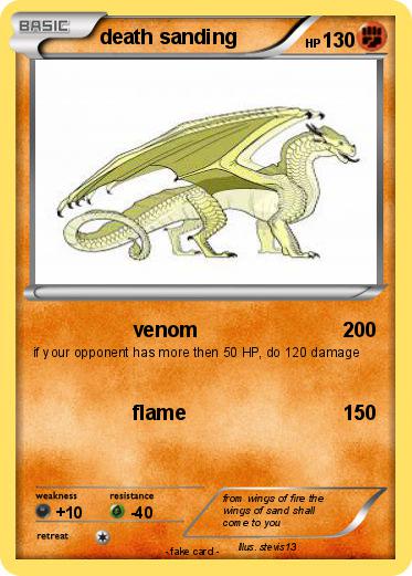 Pokemon death sanding