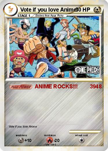 Pokemon Vote if you love Anime!
