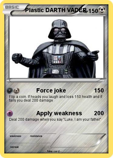 Pokemon Plastic DARTH VADER