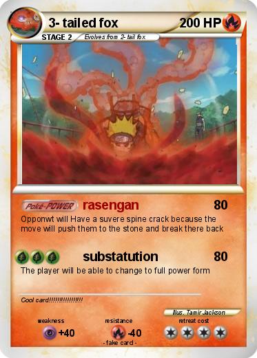 Pokemon 3- tailed fox