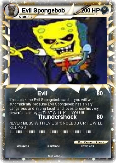 Pokemon Evil Spongebob