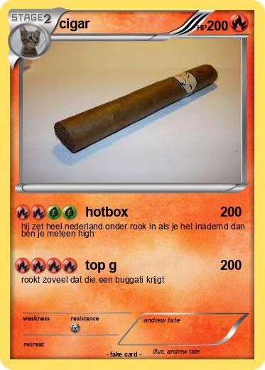 Pokemon cigar