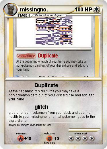 Pokemon missingno.
